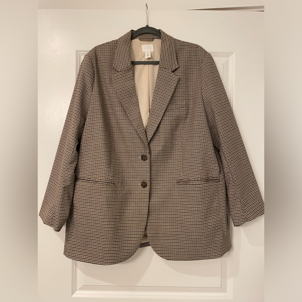 H&M+ OVERSIZED SINGLE-BREASTED JACKET XL - Picture 1 of 8
